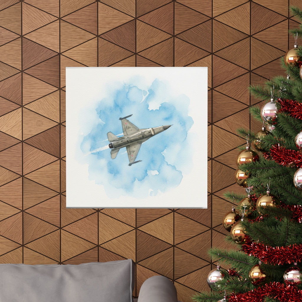 Watercolor — Aircraft — Matte Poster