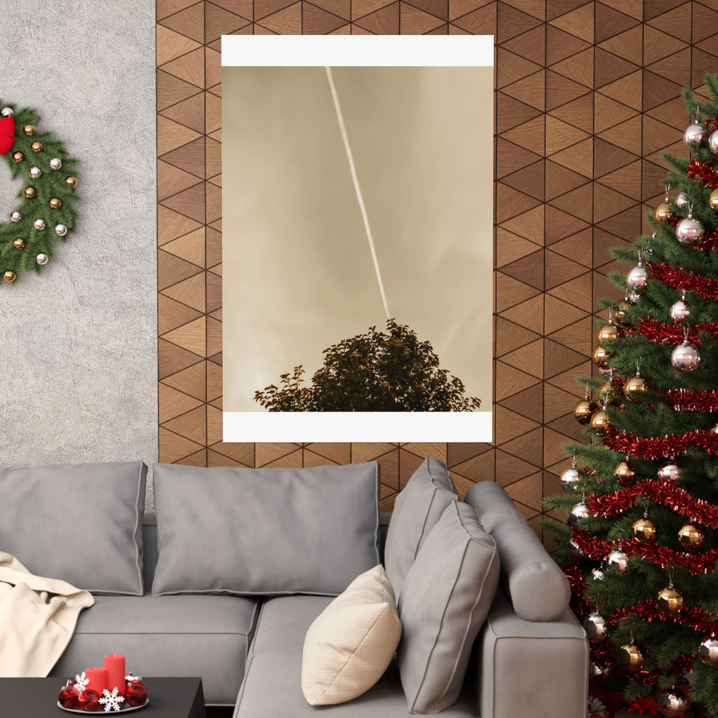Scenic Nature — Contrail — Matte Poster