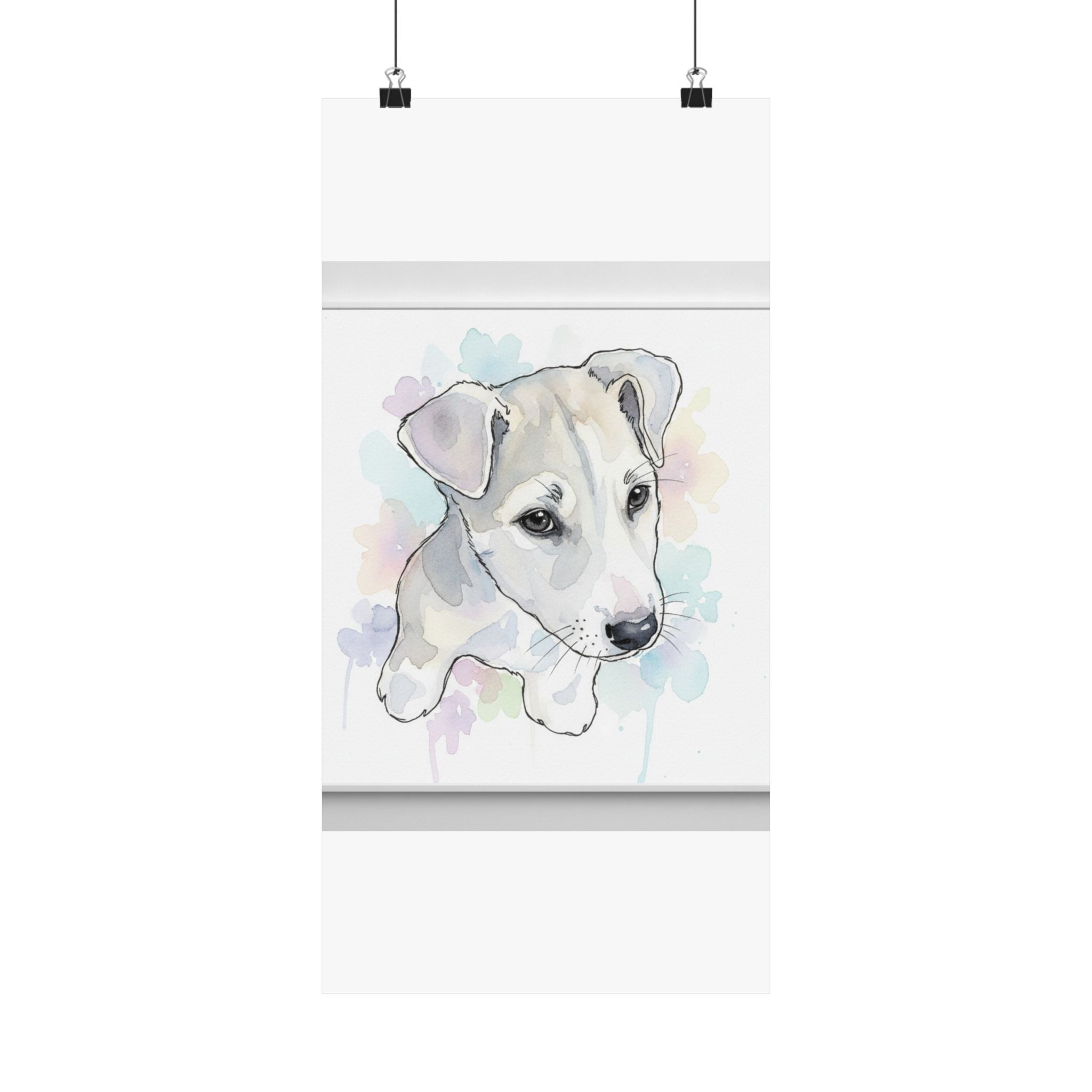 Watercolor — Dog — Matte Poster