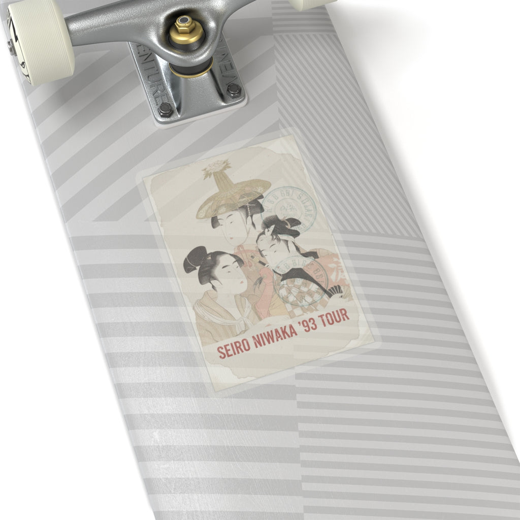Vintage Bootleg — Seiro Niwaka Onna Geisha No Bu Tojin Shishi Sumo — Kiss-Cut Sticker