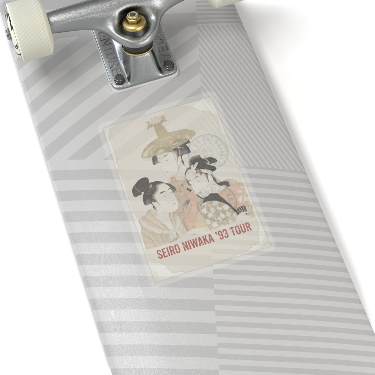 Vintage Bootleg — Seiro Niwaka Onna Geisha No Bu Tojin Shishi Sumo — Kiss-Cut Sticker