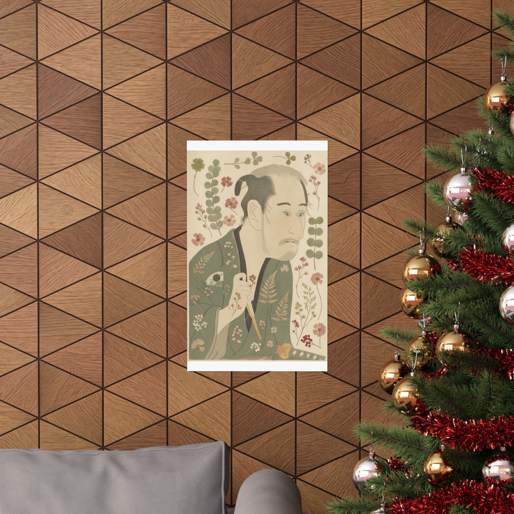 Botanical — The Actor Onoye Matsusuke As A Ronin — Matte Poster