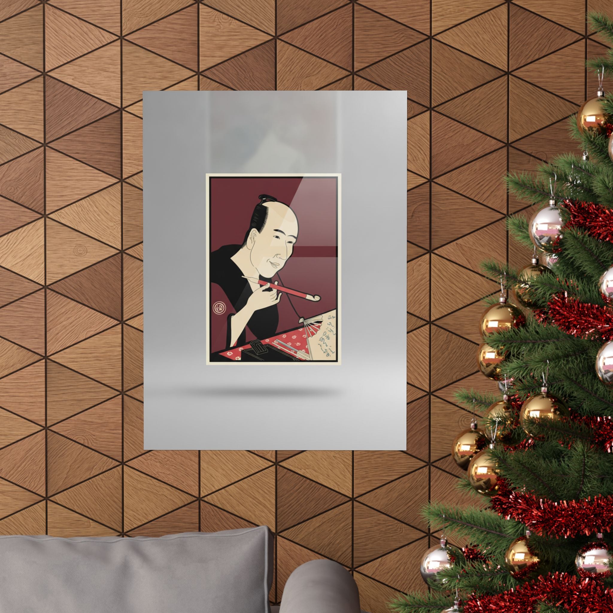 Product Marketing — The Writer Santō Kyōden (A.K.A. Kitao Masanobu) — Matte Poster