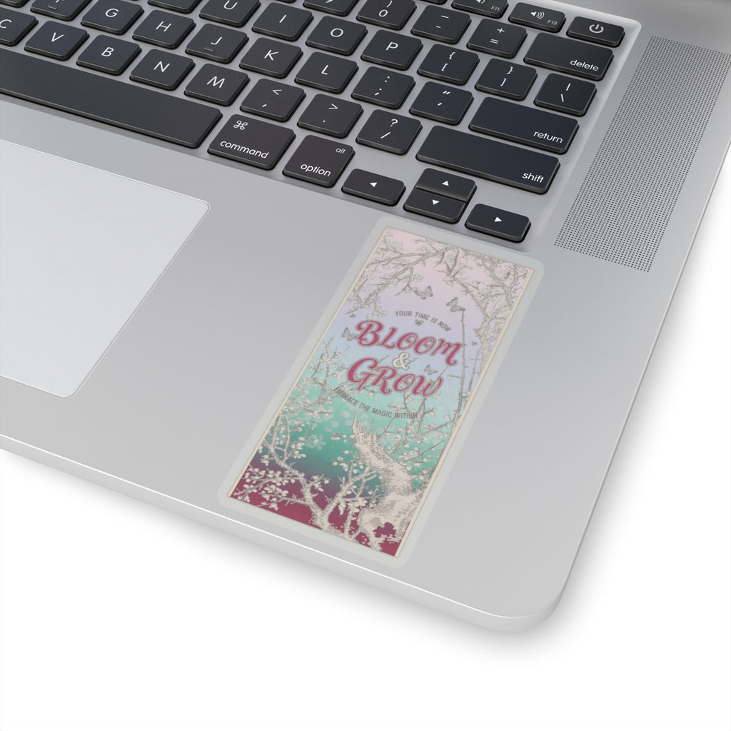 Affirmation — Plum Tree In Blossom — Kiss-Cut Sticker