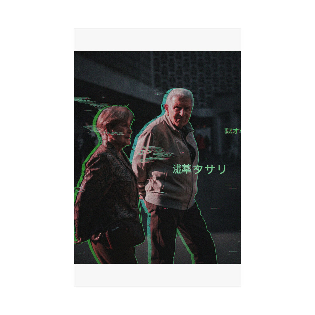 Glitch Culture — Person — Matte Poster
