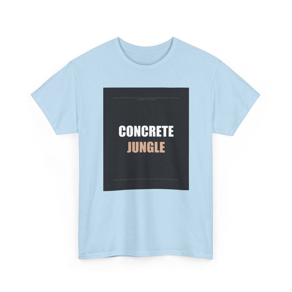 CONCRETE JUNGLE Bold Typography Streetwear Tee