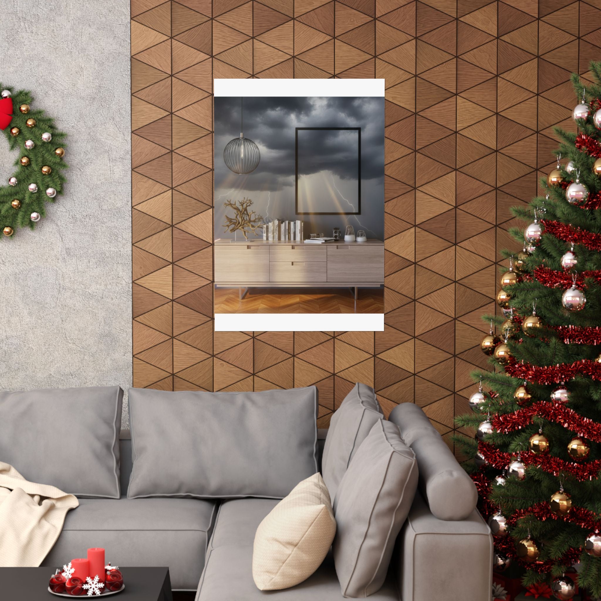 Dramatic Storm — Interior — Matte Poster