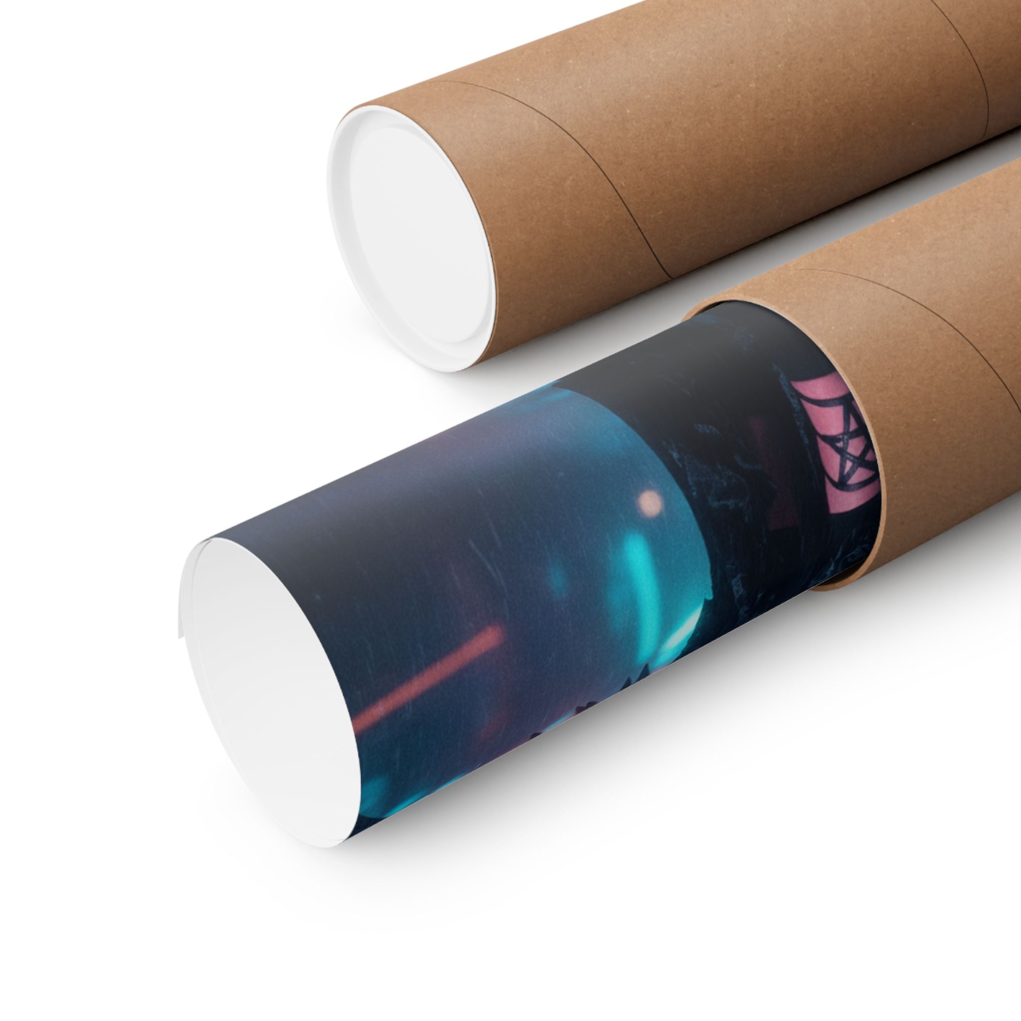 Neon Noir — Person — Matte Poster