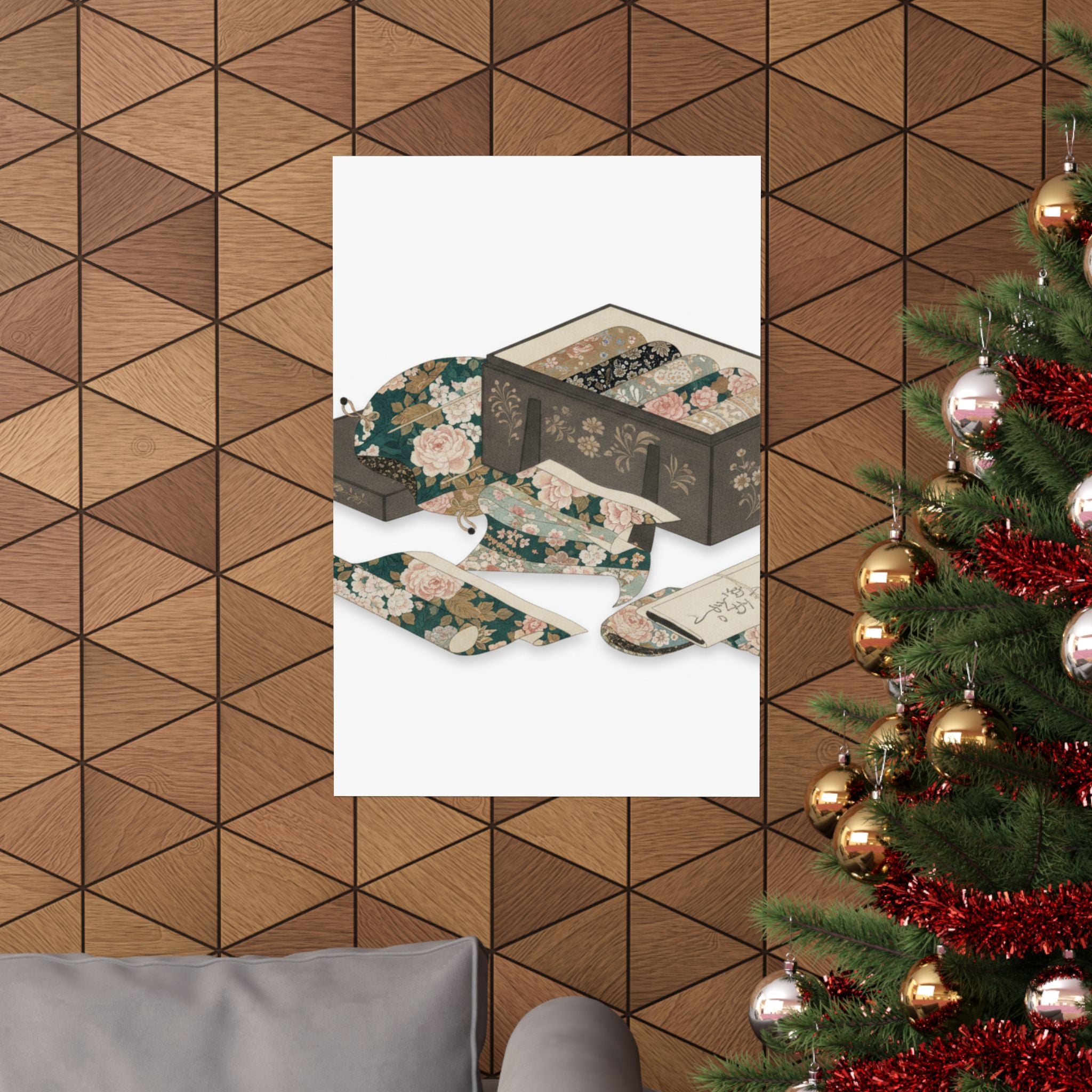 Ecommerce Main — Box With Draperies — Matte Poster