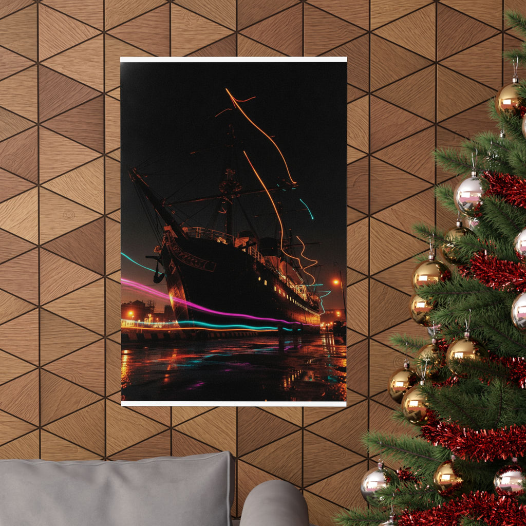 Fast Furious — Yokohama Trade: Picture Of Westerners Shipping Cargo — Matte Poster