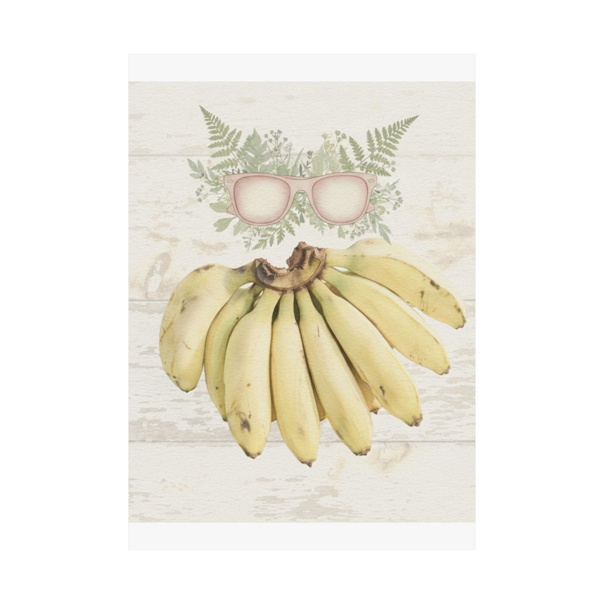 Botanical — Bananas — Matte Poster