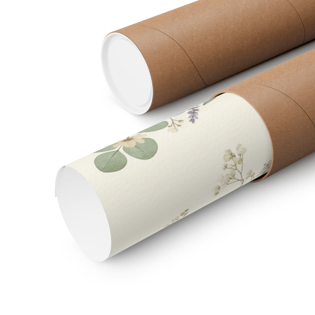 Pressed Lavender & Eucalyptus Garland Matte Poster