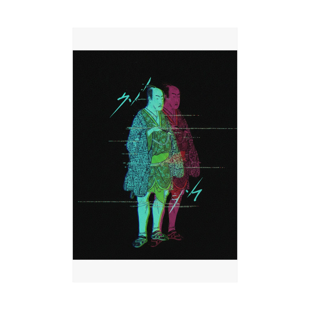 Glitch Culture — The Fourth Matsumoto Koshiro As A Man Dressed In A Short Kimono — Matte Poster