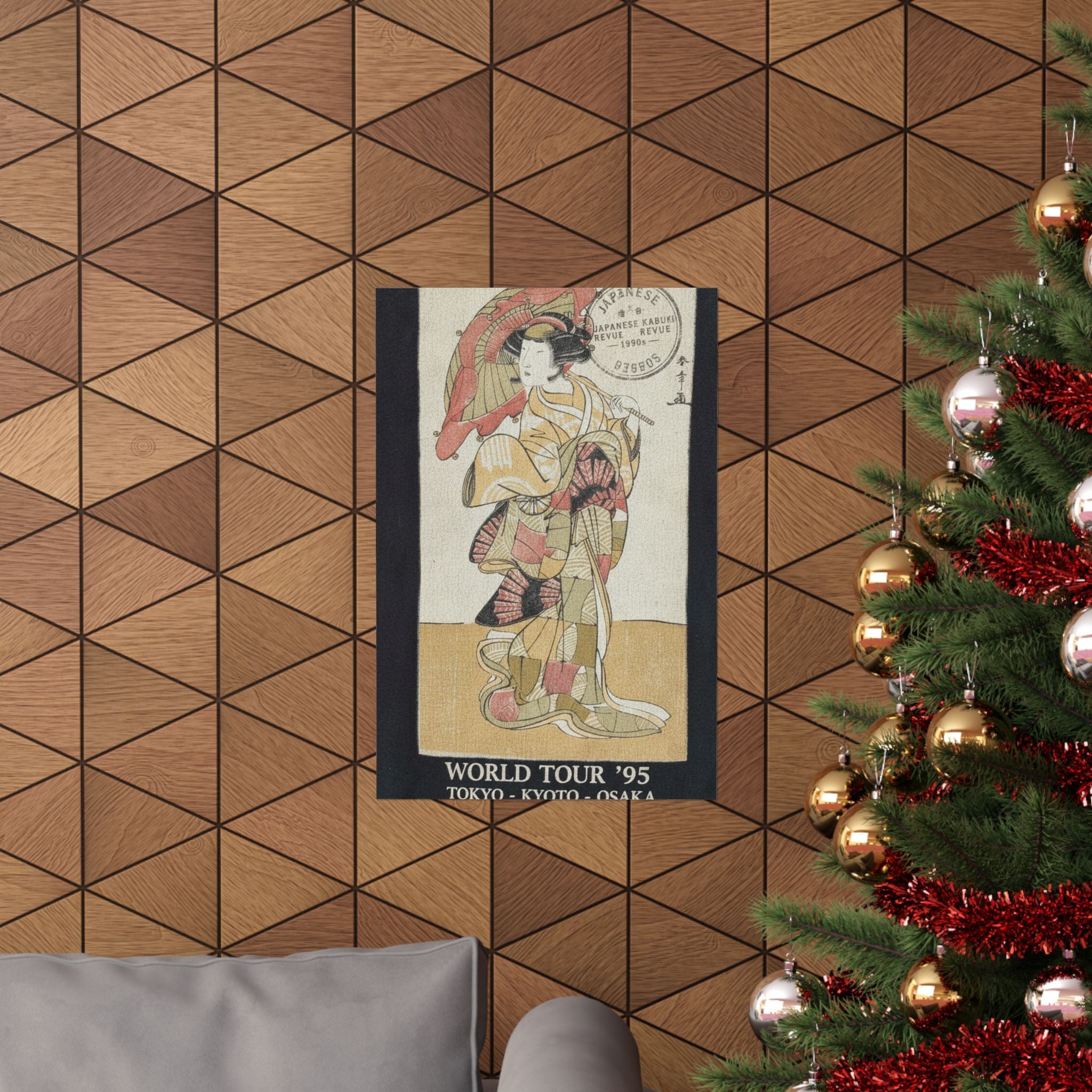 Vintage Bootleg — The First Nakamura Tomijuro As A Woman Dancer — Matte Poster
