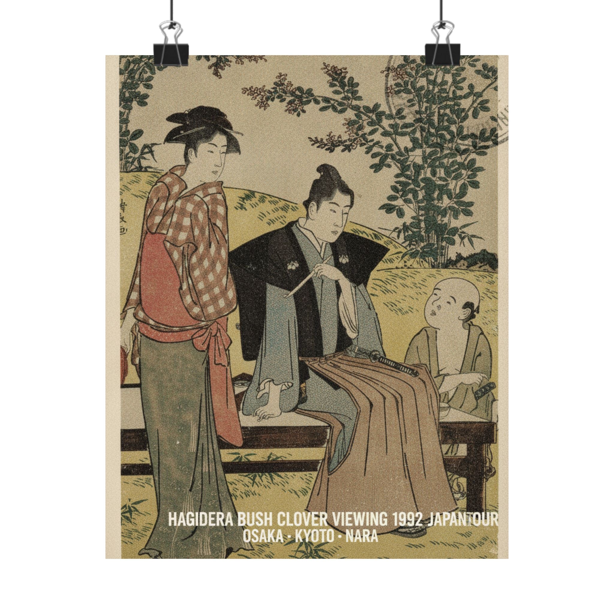 Vintage Bootleg — Viewing The Bush Clover At Hagidera — Matte Poster