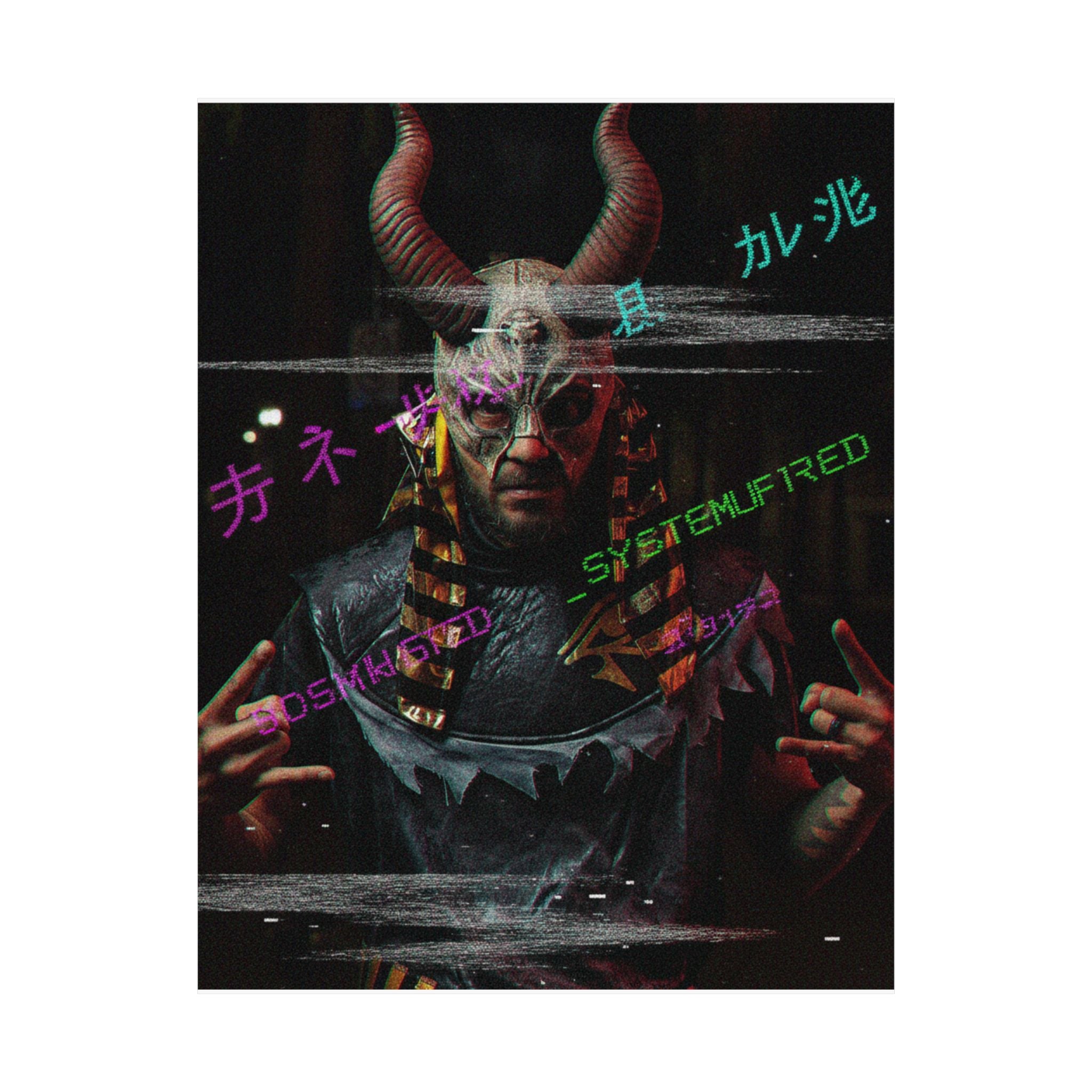 Glitch Culture — Person — Matte Poster