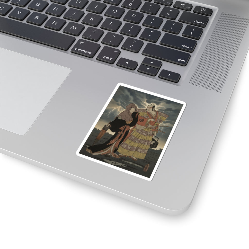 Dramatic Storm — Scene From A Drama — Kiss-Cut Sticker