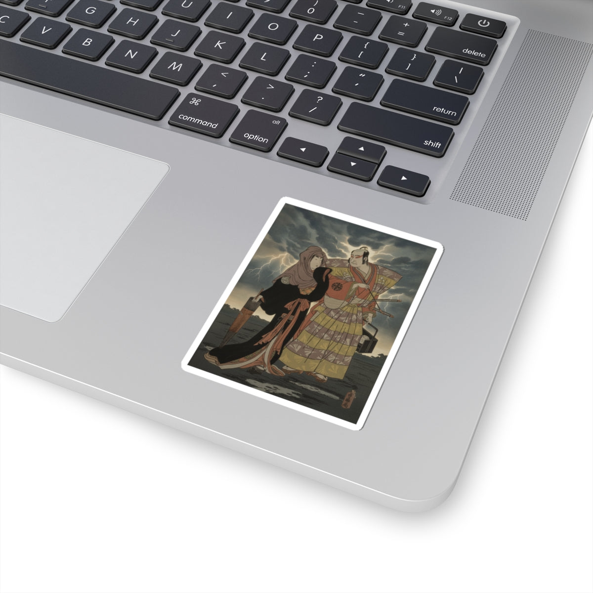 Dramatic Storm — Scene From A Drama — Kiss-Cut Sticker