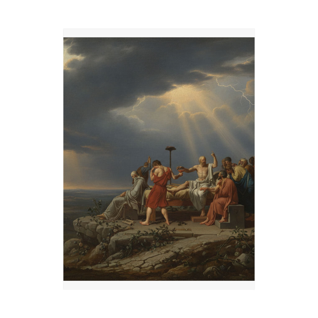 Dramatic Storm — Person — Matte Poster