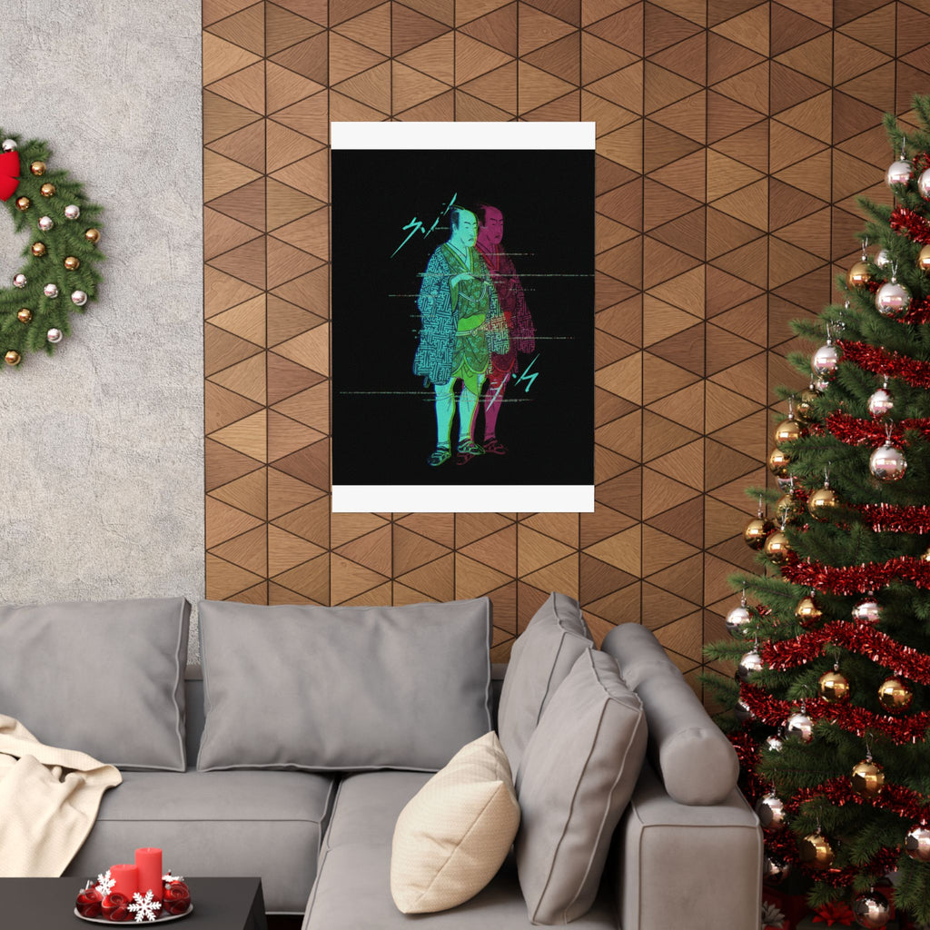 Glitch Culture — The Fourth Matsumoto Koshiro As A Man Dressed In A Short Kimono — Matte Poster