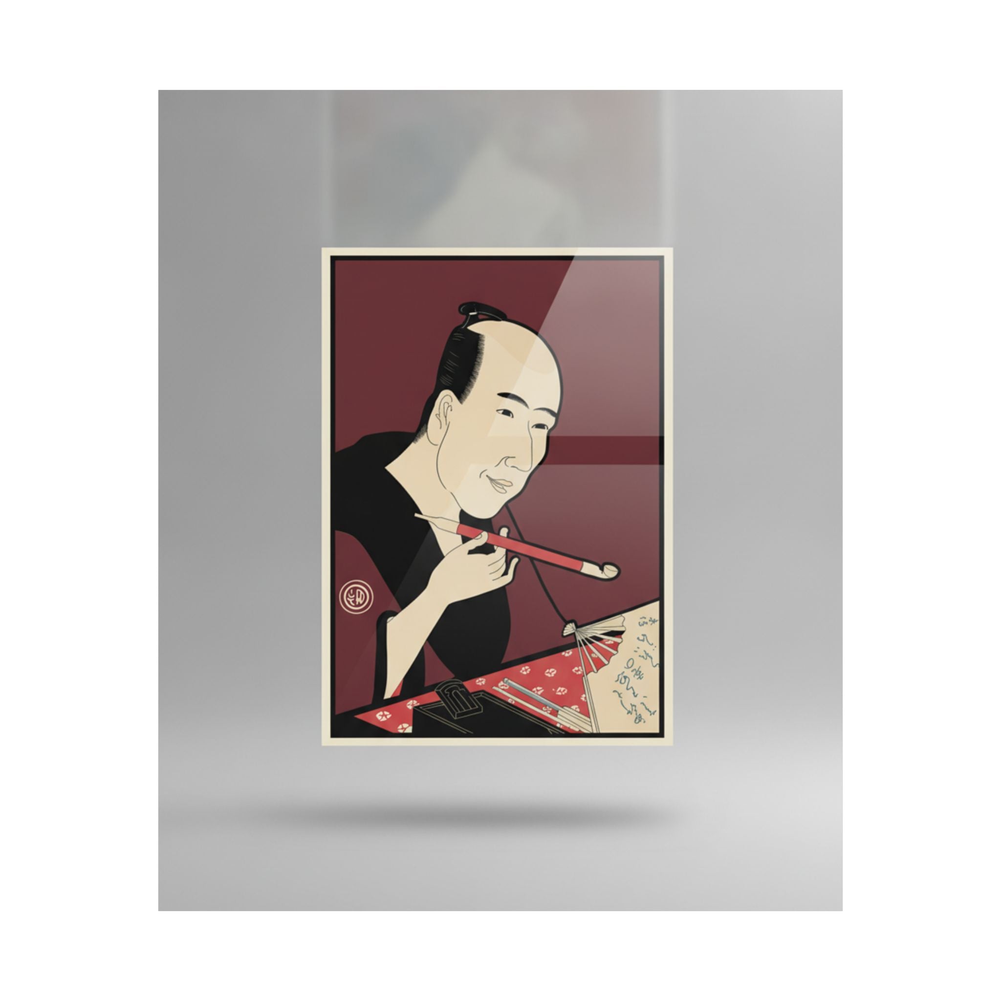 Product Marketing — The Writer Santō Kyōden (A.K.A. Kitao Masanobu) — Matte Poster