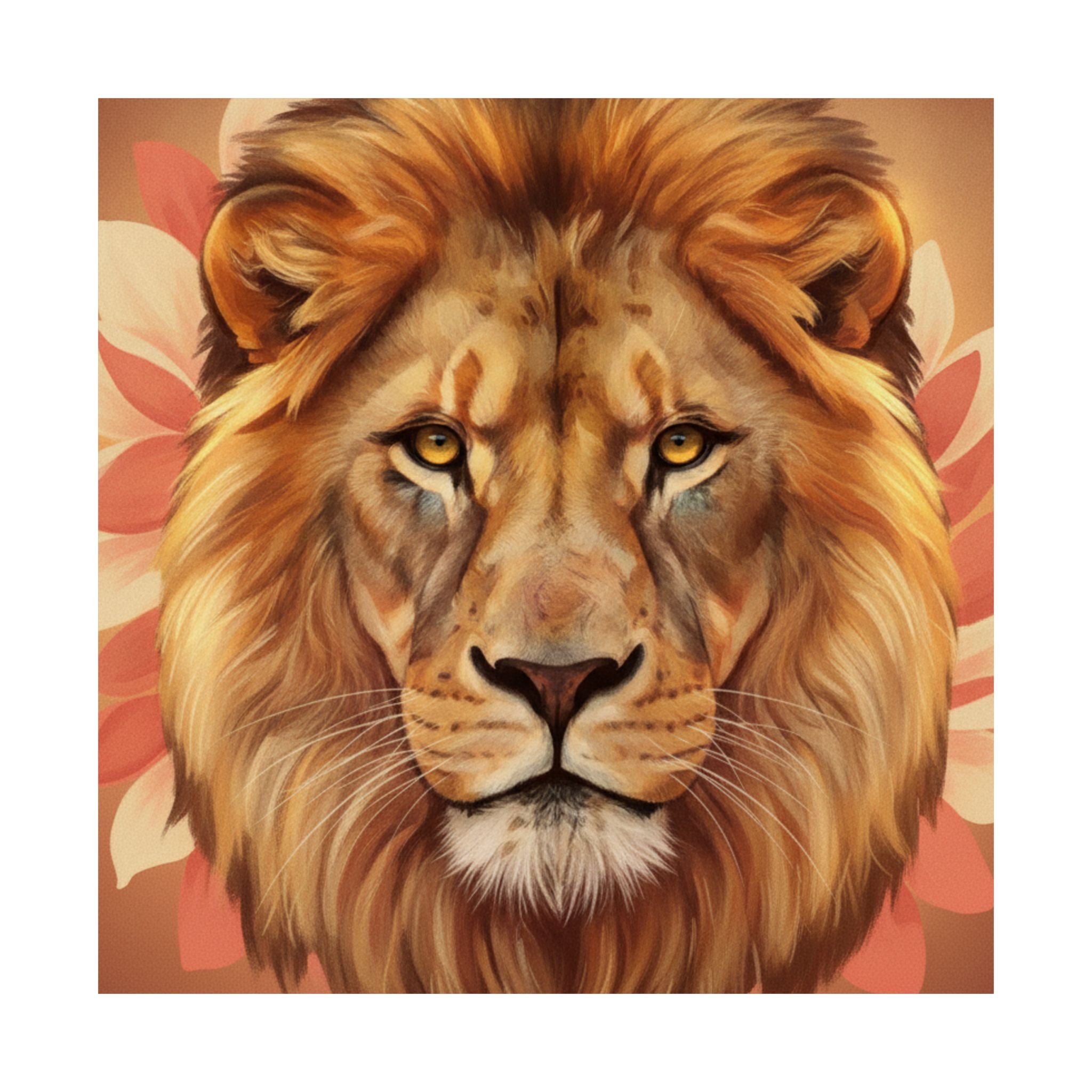 Southern Sunset — Lion — Matte Poster