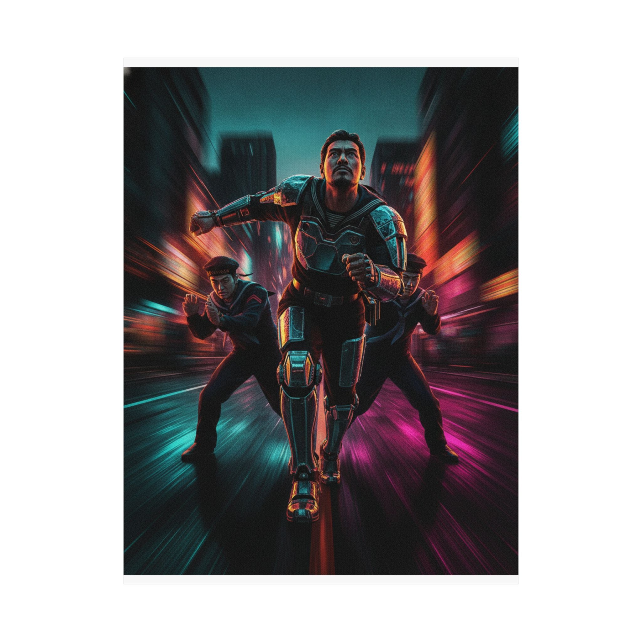 Fast Furious — Sailor Tanaka Ichitarō, From The Series Mirror Of Army And Navy Heroes — Matte Poster