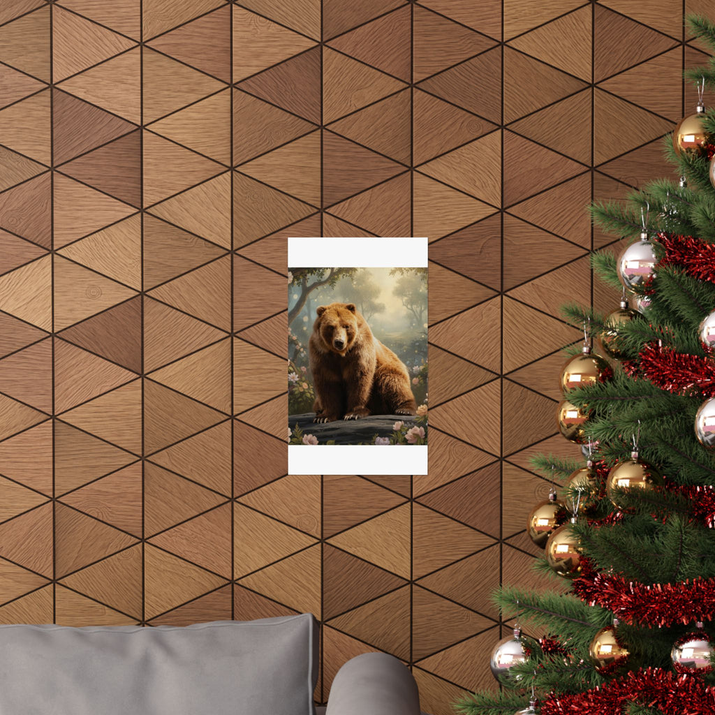 Scenic Nature — Bear — Matte Poster