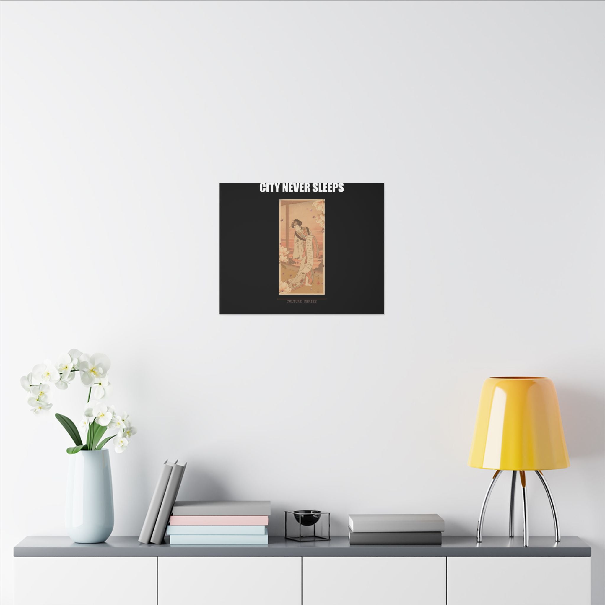 STREET CERTIFIED | The Second Yamashito Kinsaku As A Courtesan Standing In A Room — Matte Canvas