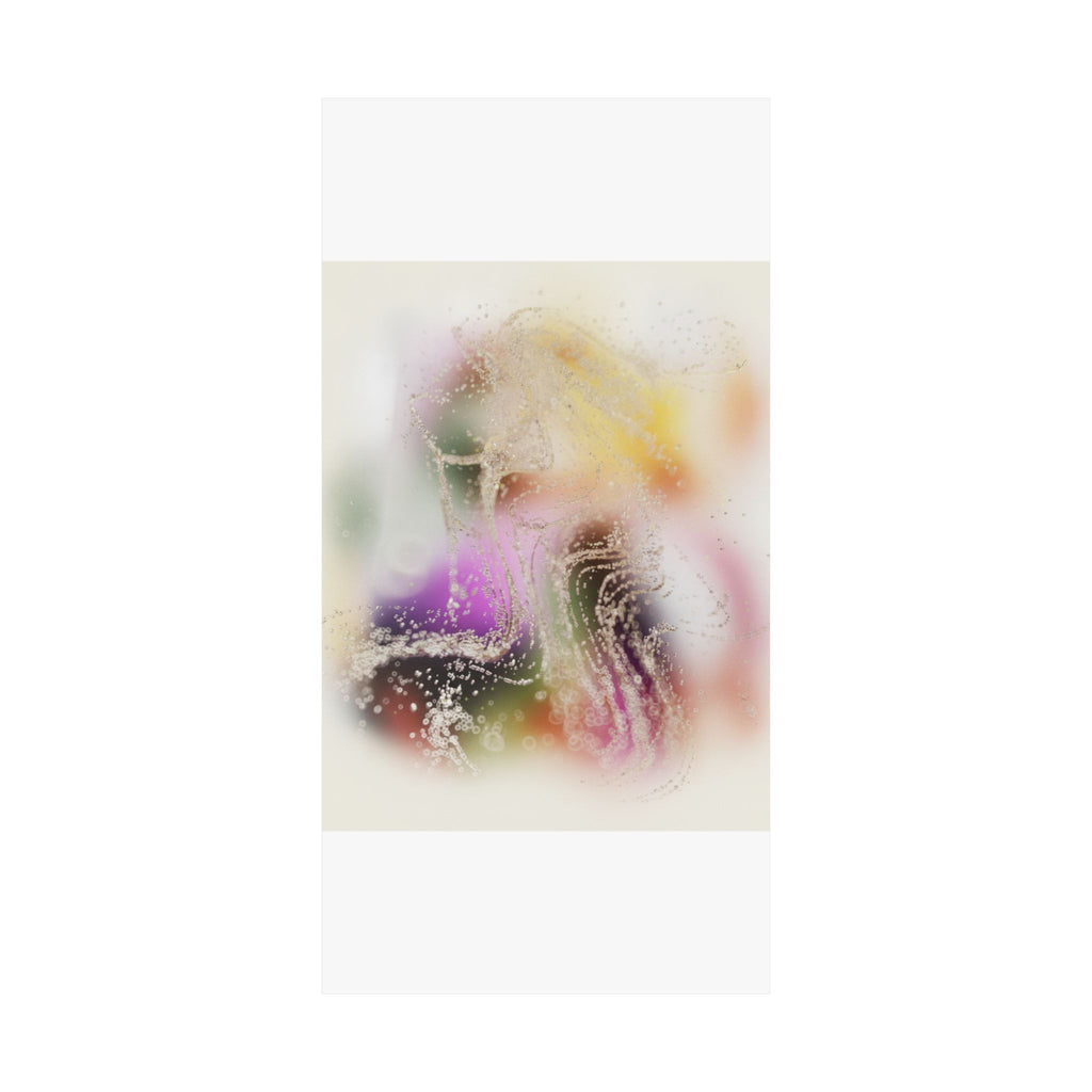 Dreamy Blurred Colour Cloud Abstract Art Poster