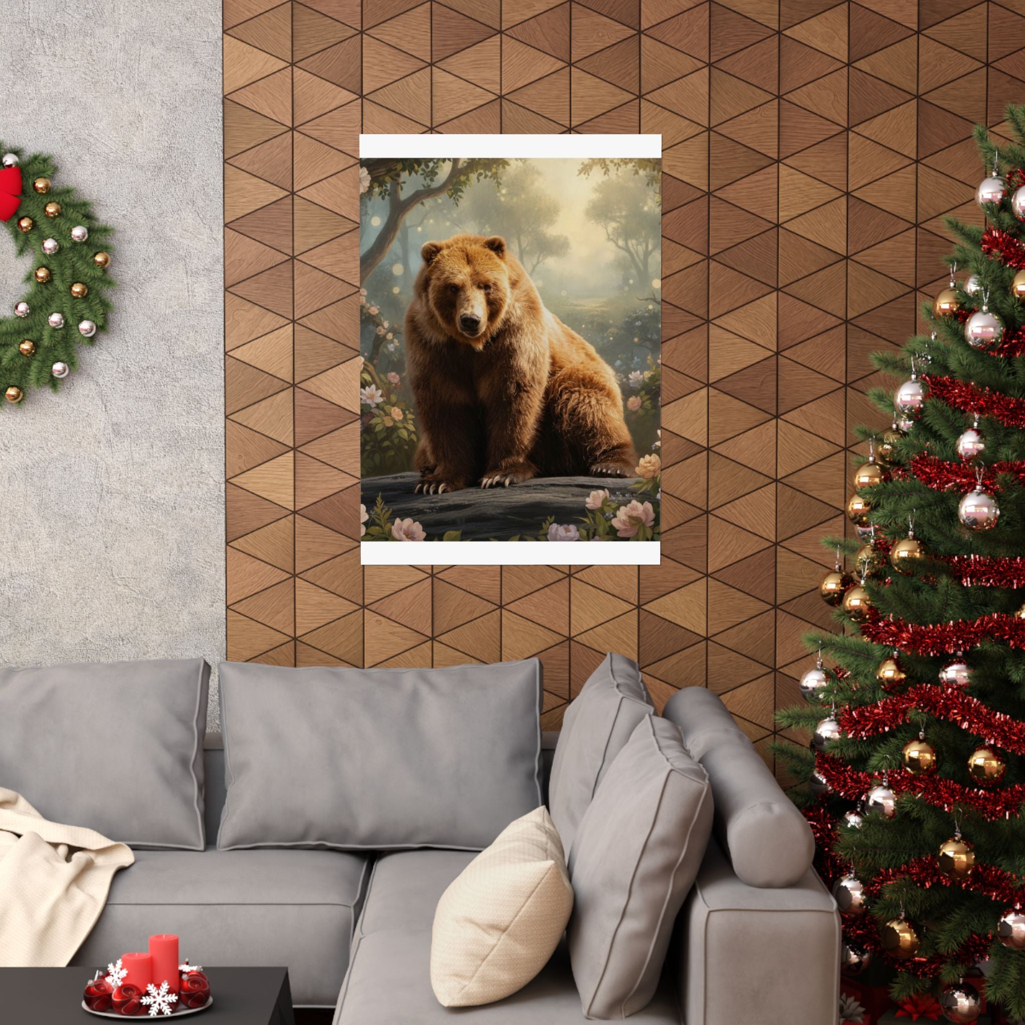 Scenic Nature — Bear — Matte Poster