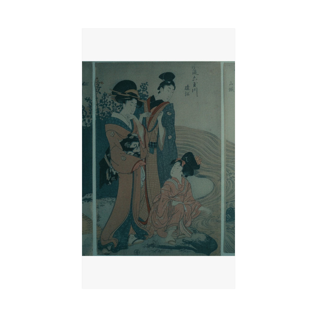 Cinematic — Women And Children On The Banks Of A Stream — Matte Poster