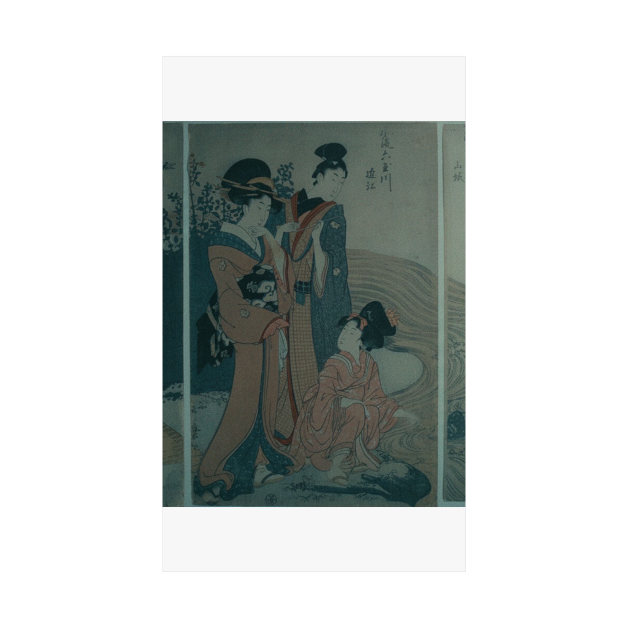 Cinematic — Women And Children On The Banks Of A Stream — Matte Poster