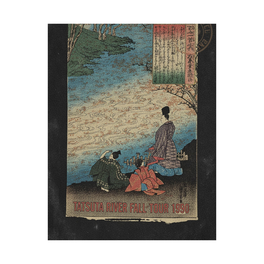 Vintage Bootleg — Poet With Two Pages On The Banks Of The Tatsuta — Matte Poster