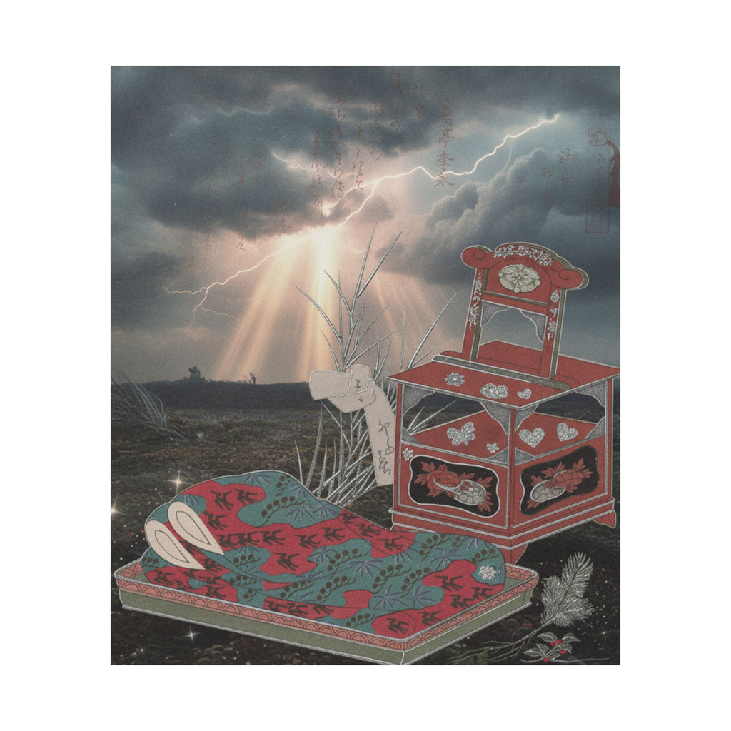 Dramatic Storm — Cabinet For The Toilet And Bed-Clothes — Matte Poster