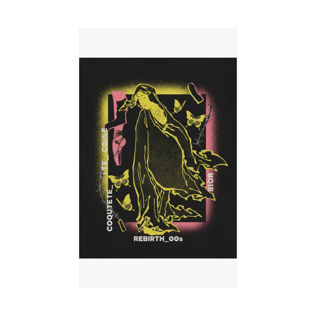Streetwear Collage — Onna No Daruma — Matte Poster