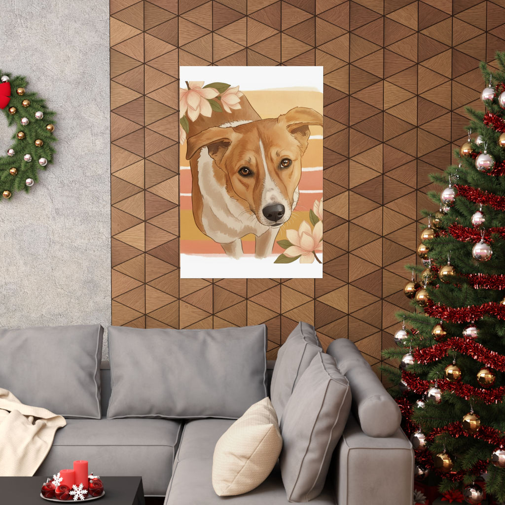 Southern Sunset — Dog — Matte Poster