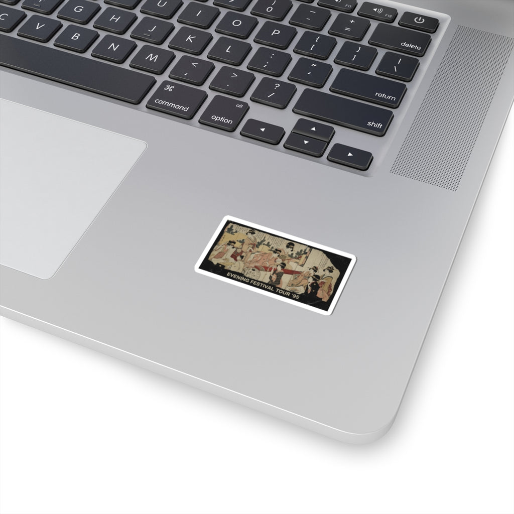 Vintage Bootleg — A Merry Evening Party — Kiss-Cut Sticker