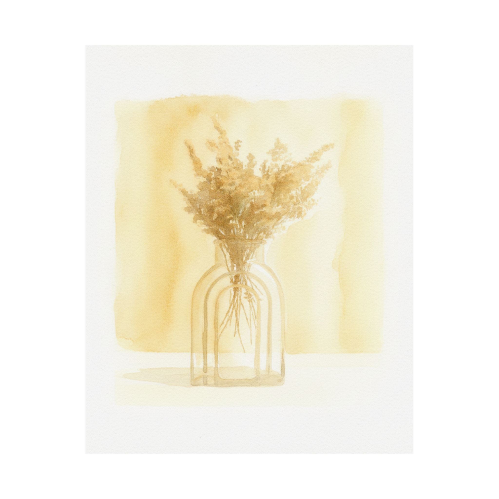 Watercolor — Flowers — Matte Poster