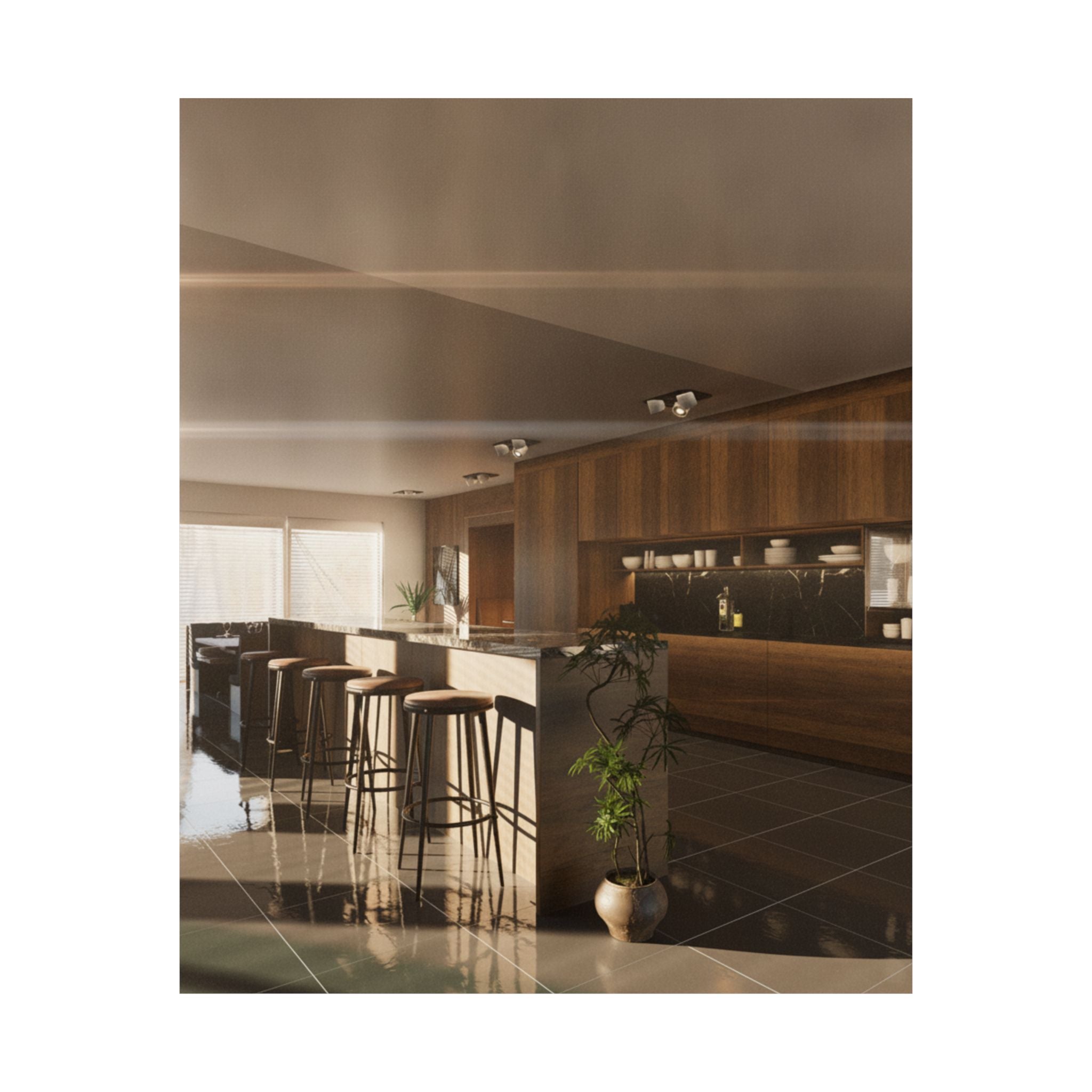 Cinematic — Kitchen — Matte Poster