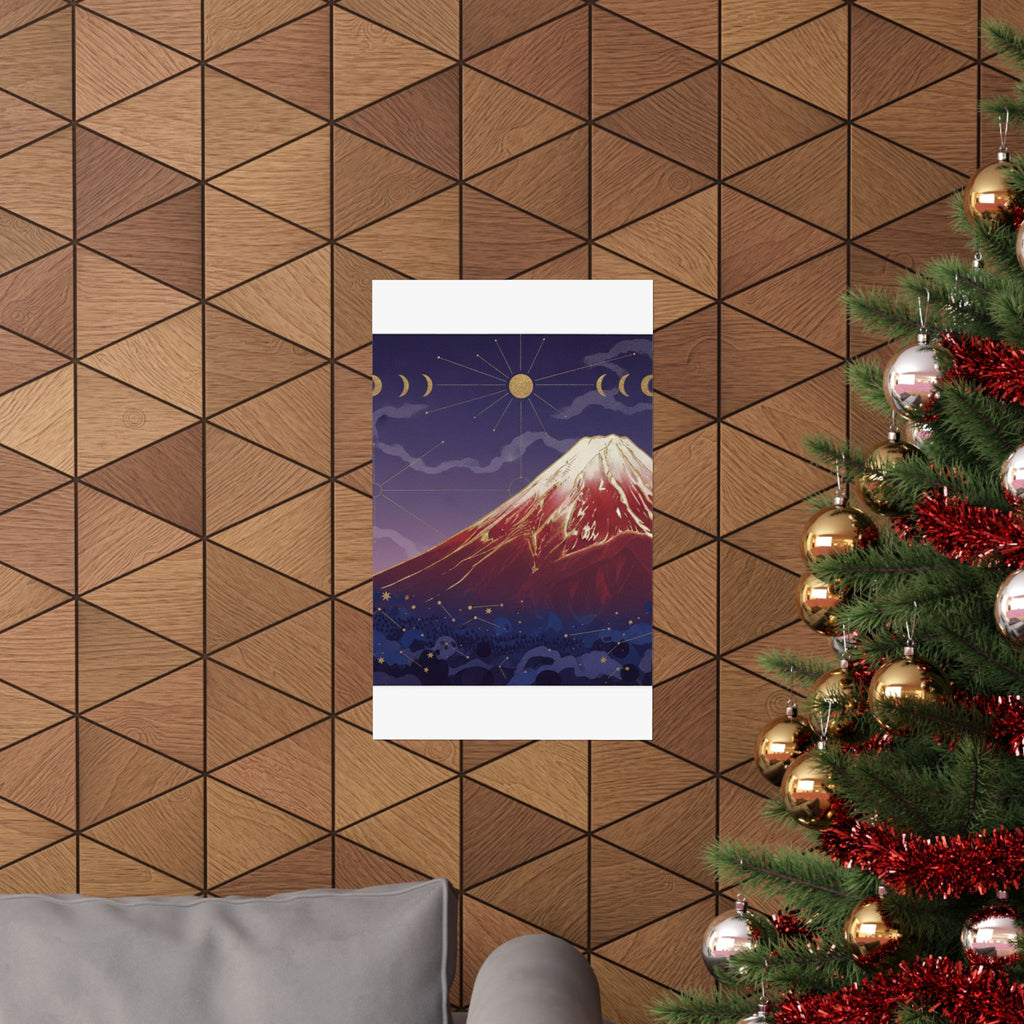Celestial — South Wind, Clear Sky (Gaifū Kaisei), Also Known As Red Fuji, From The Series Th — Matte Poster