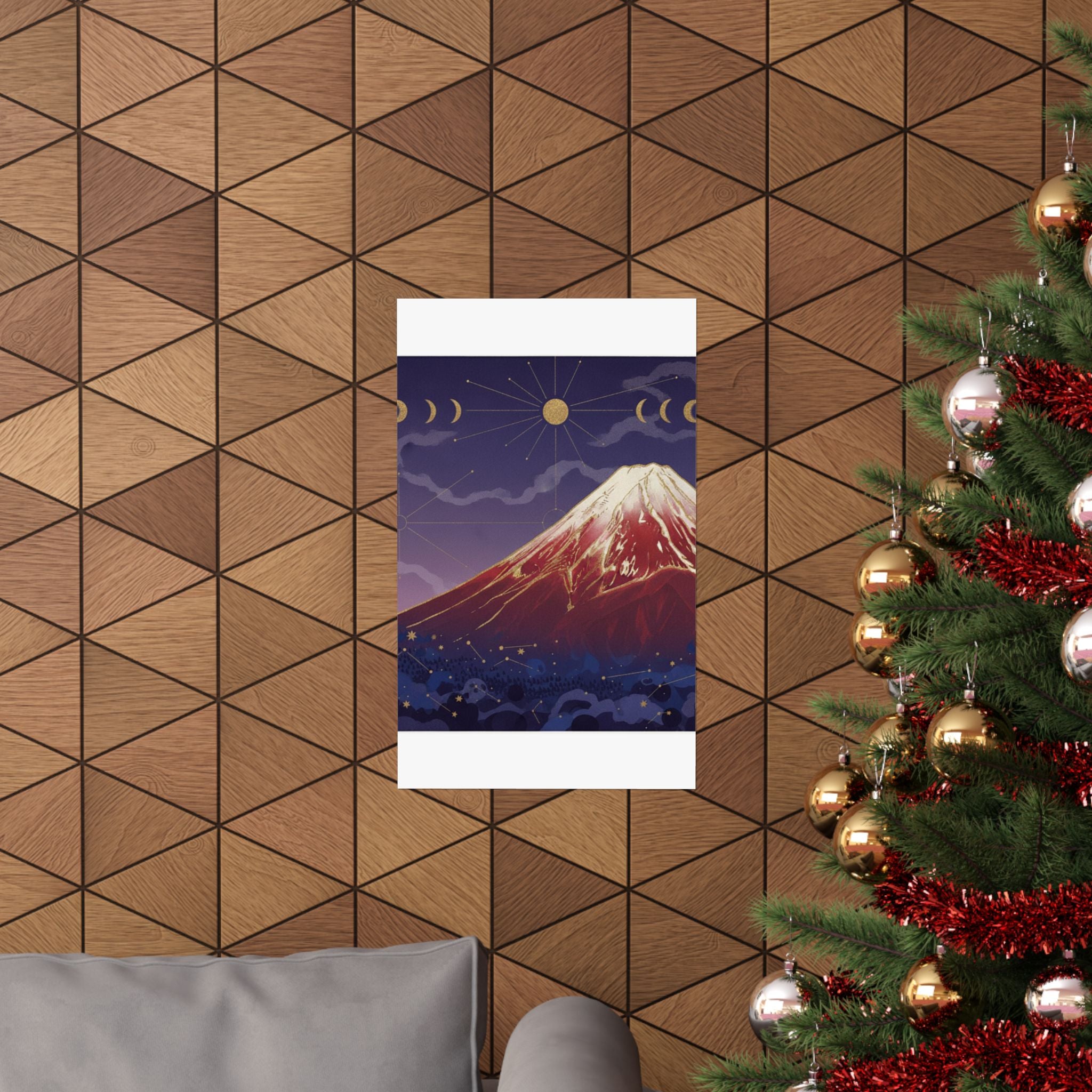 Celestial — South Wind, Clear Sky (Gaifū Kaisei), Also Known As Red Fuji, From The Series Th — Matte Poster