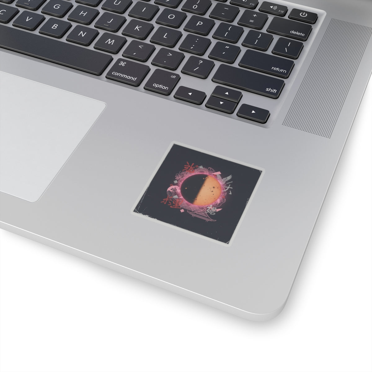 Japanese Street — Sun — Kiss-Cut Sticker