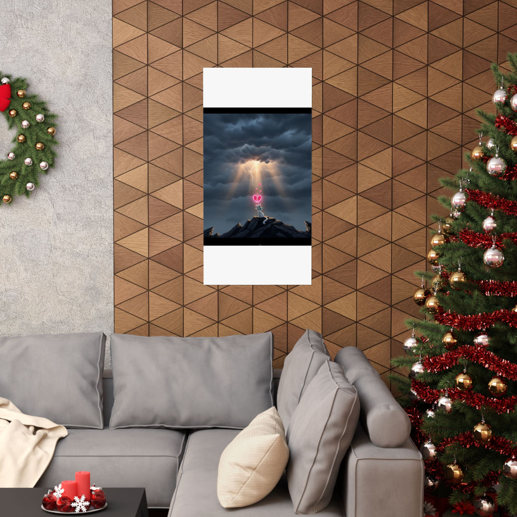 Dramatic Storm — Cat — Matte Poster