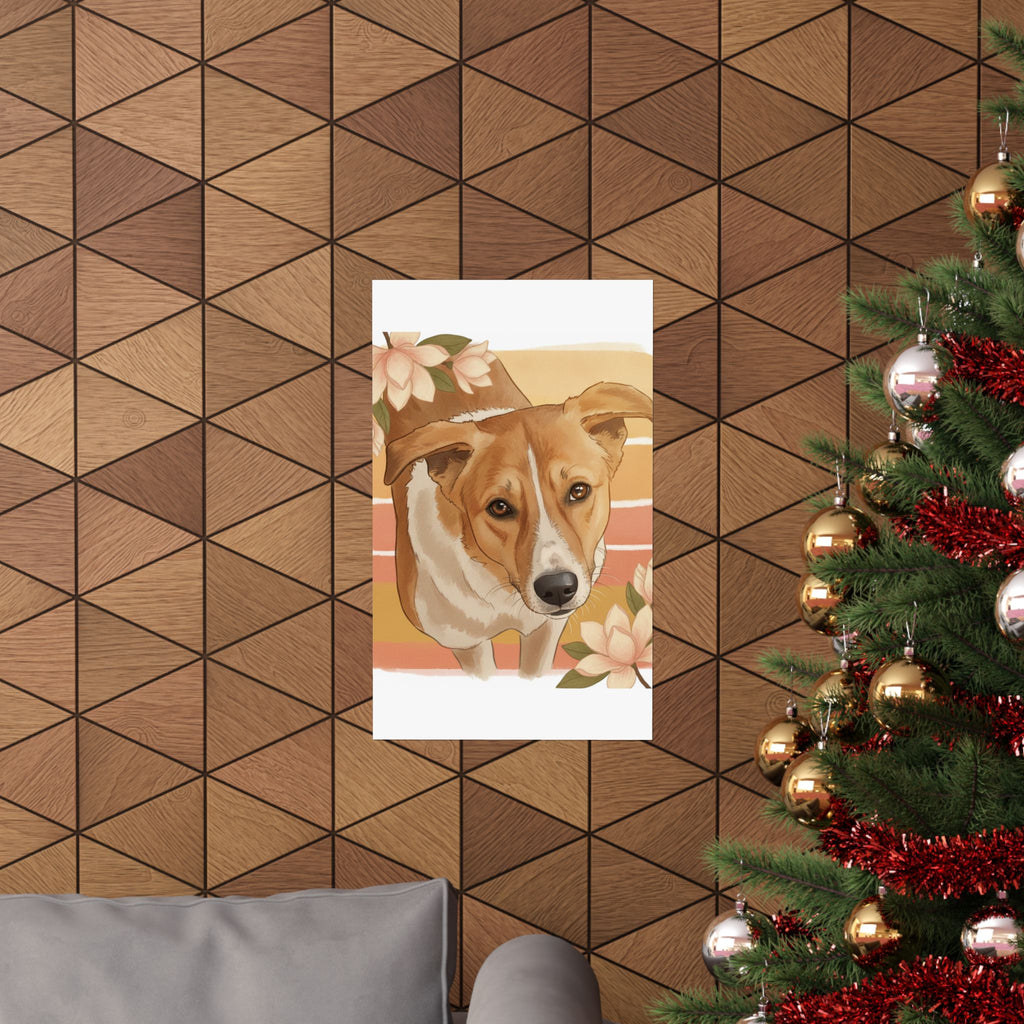 Southern Sunset — Dog — Matte Poster