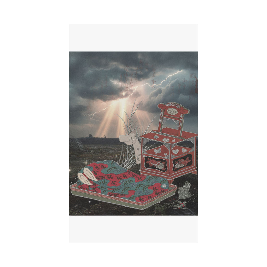 Dramatic Storm — Cabinet For The Toilet And Bed-Clothes — Matte Poster