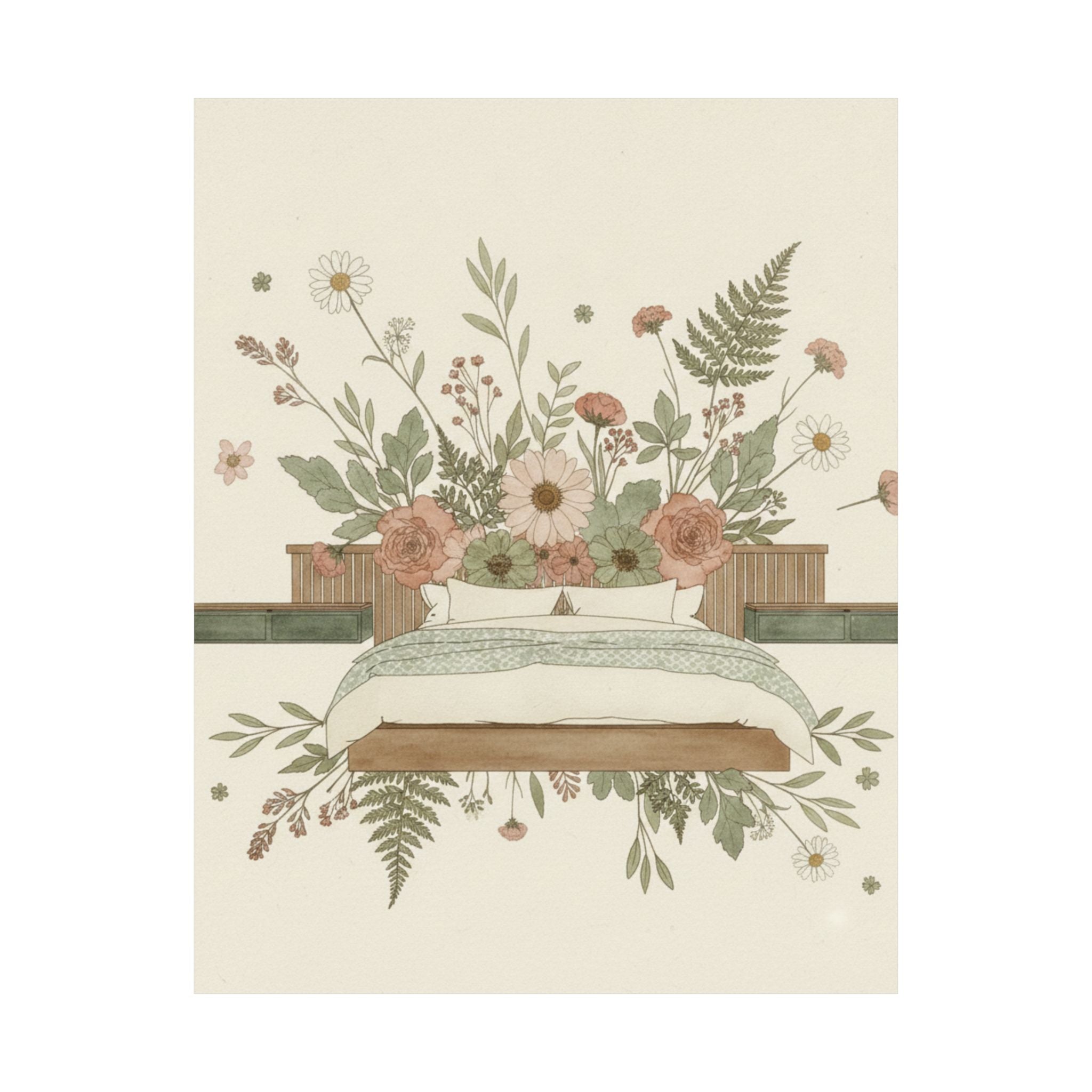 Botanical — Bedroom — Matte Poster