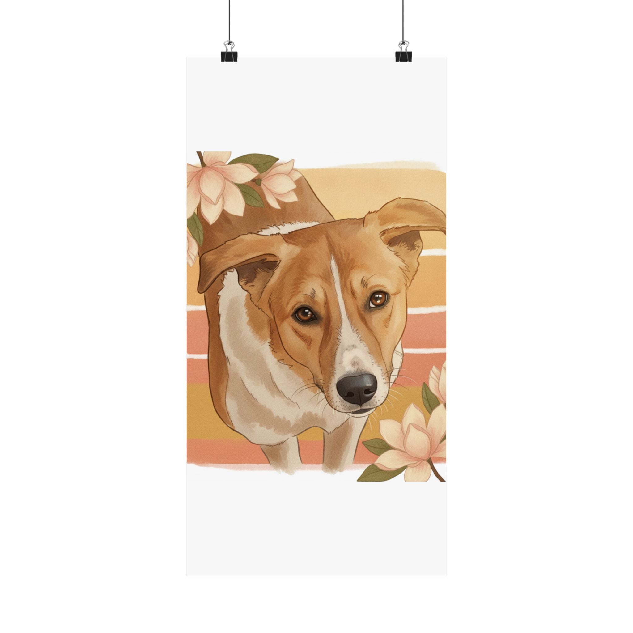 Southern Sunset — Dog — Matte Poster