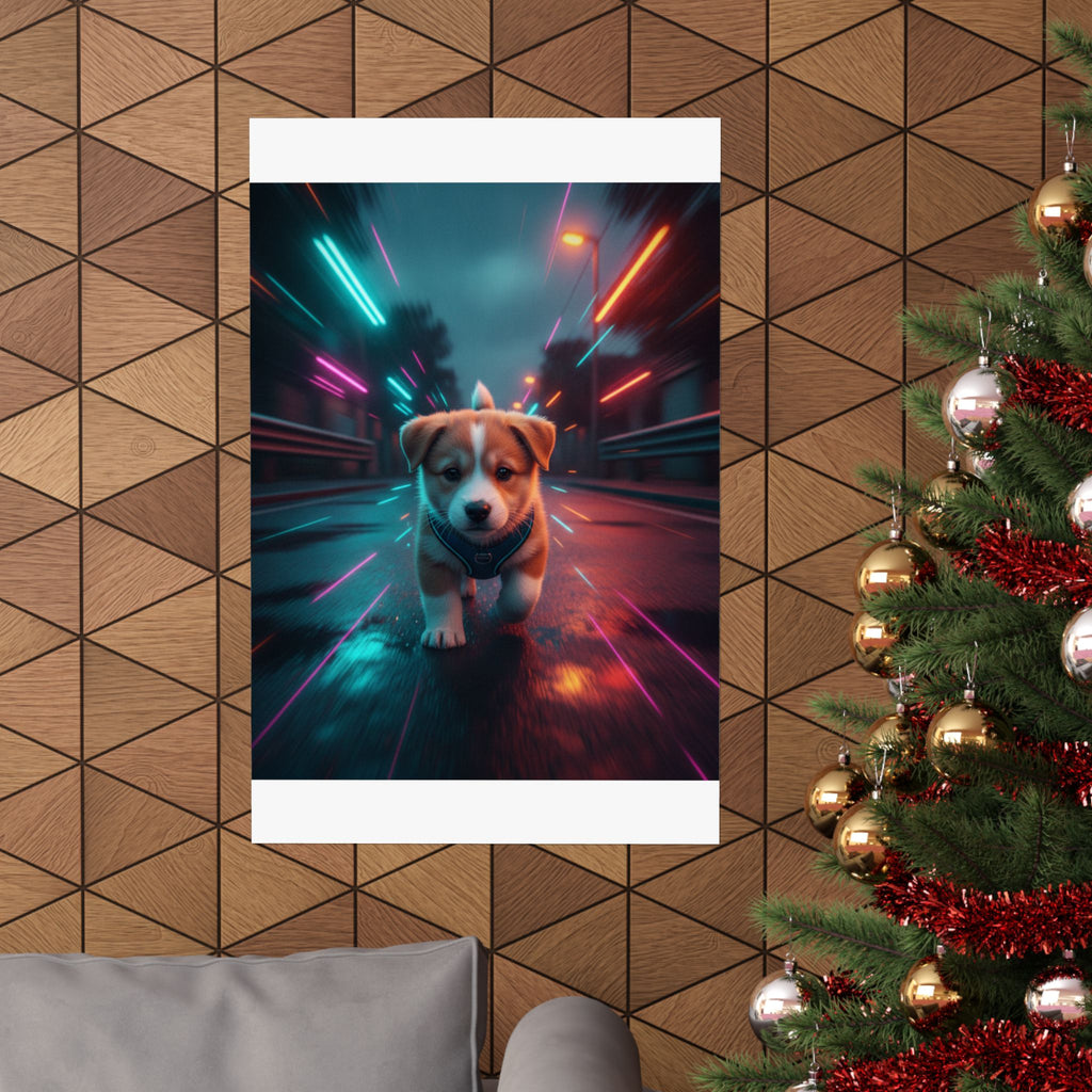 Fast Furious — Dog — Matte Poster