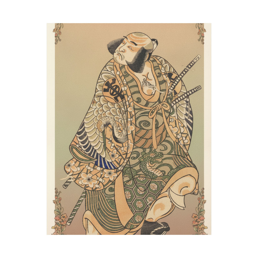 Affirmation — The Actor Nakamura Nakazo As A Warrior — Matte Poster